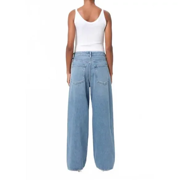 Agolde Vana Fold Wide Leg Jeans - Picture 3 of 11